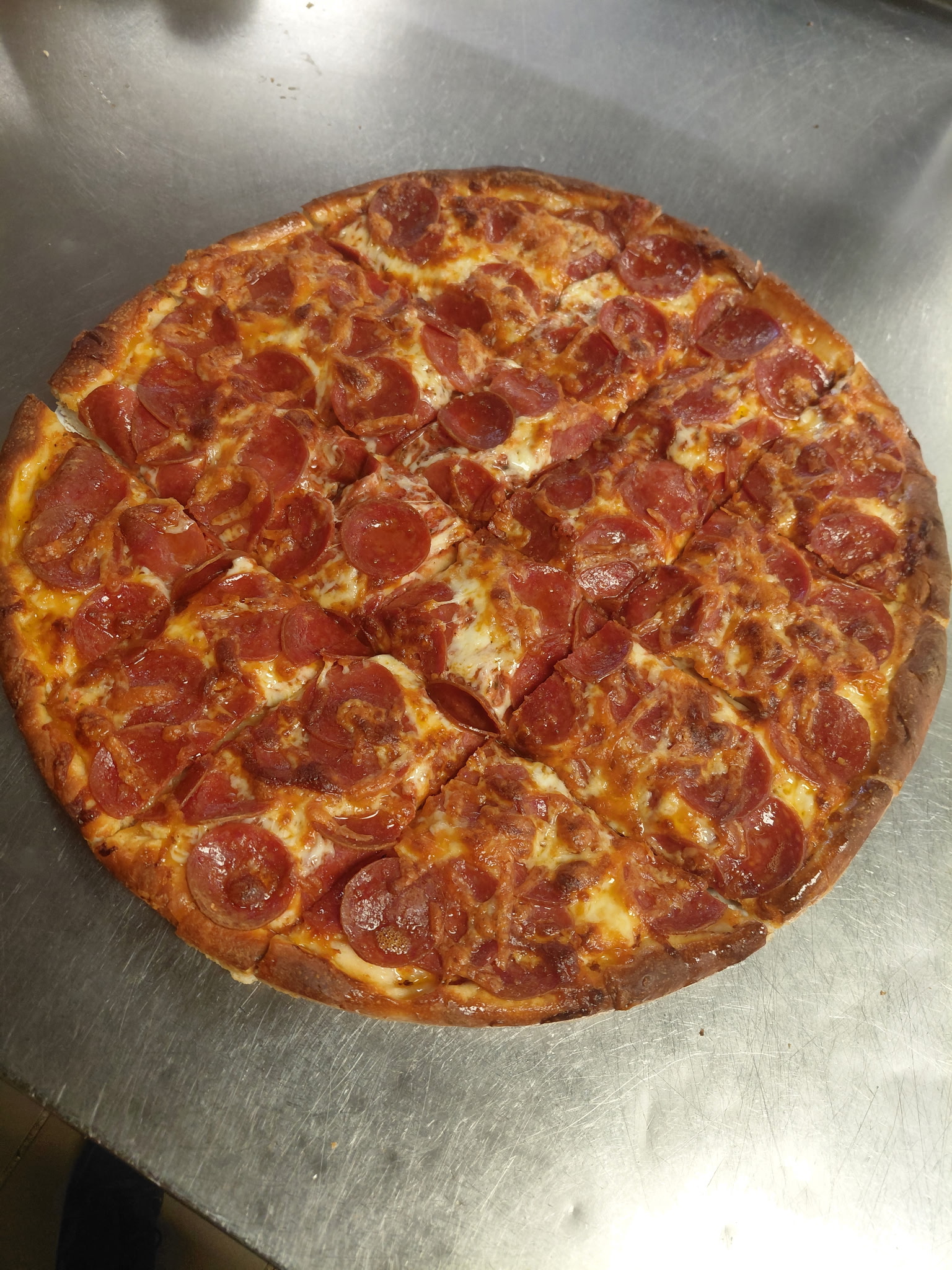 Pepperoni pizza