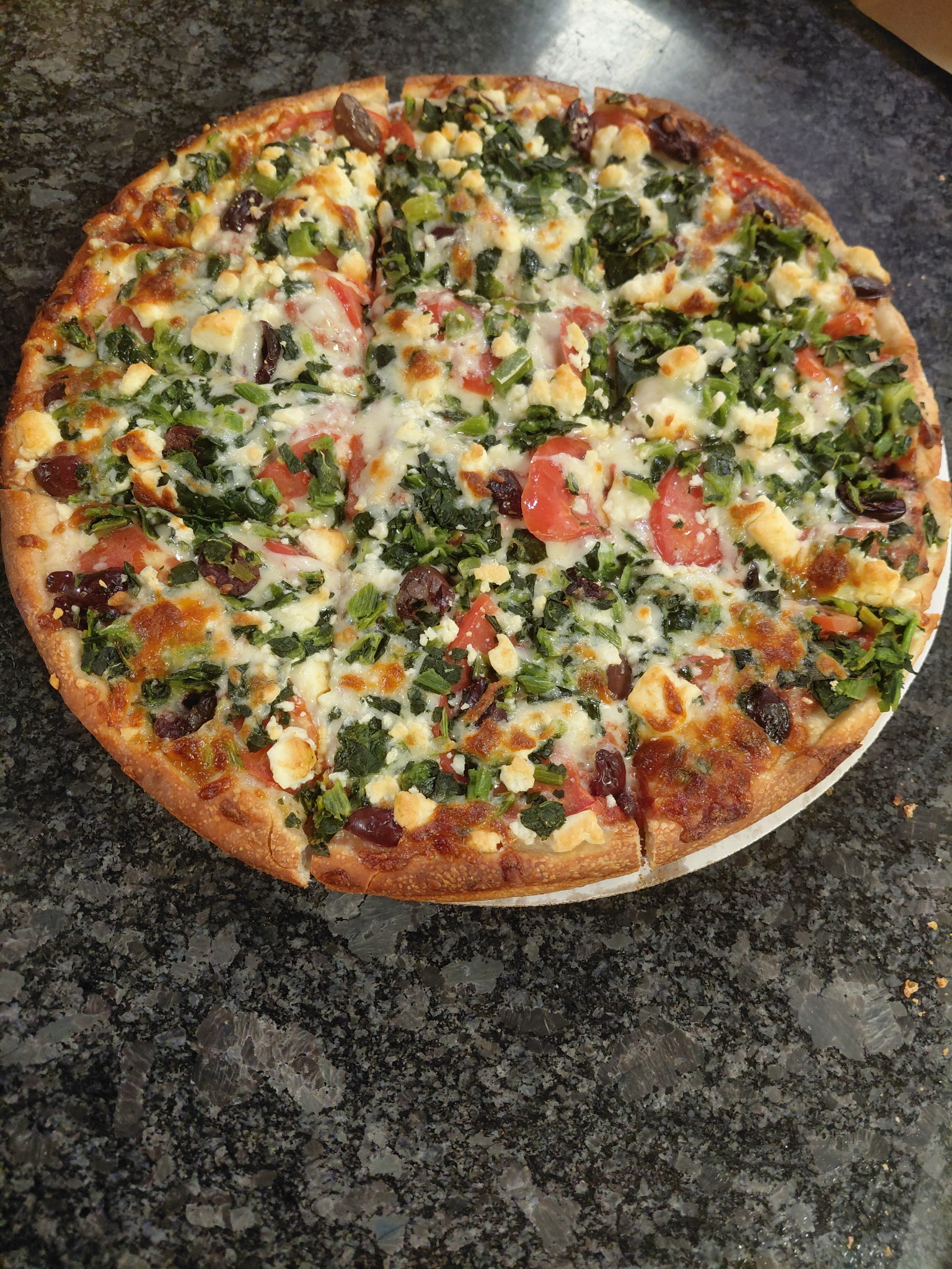 Big Fat Greek pizza