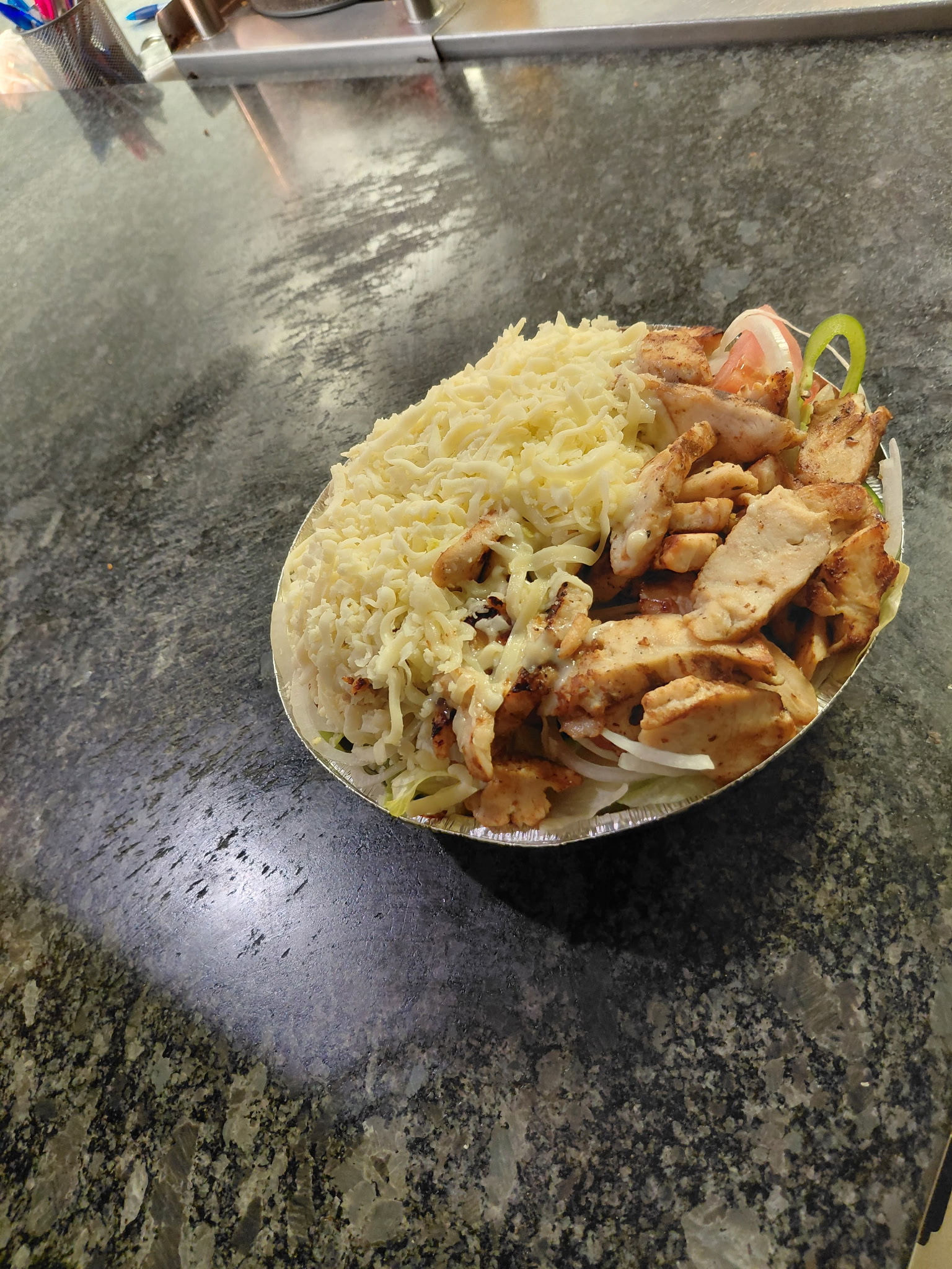 Grilled chicken salad